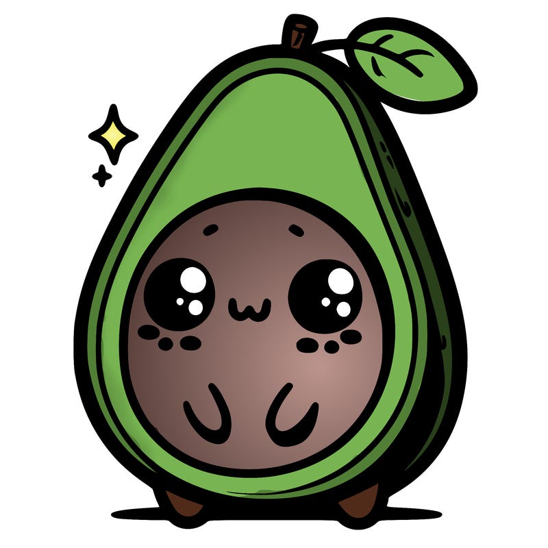 cute avocado