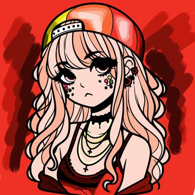 scene girl aesthetic