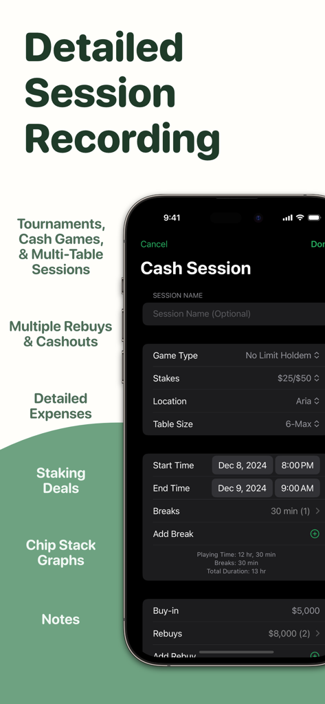 Poler – Poker Bankroll Tracker - 