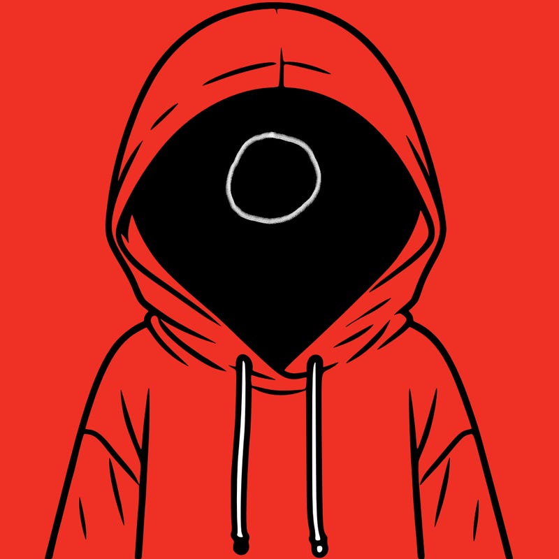 faceless girl in hoodie