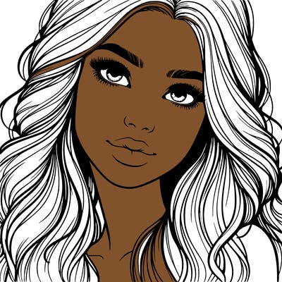 beautiful realistic girl