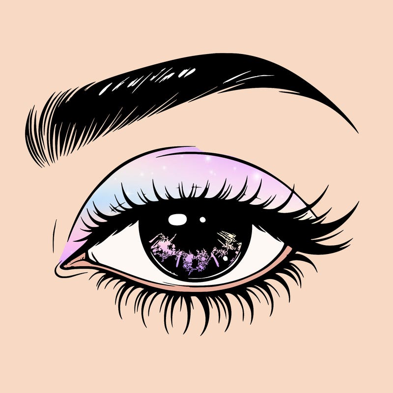 eye closed realistic