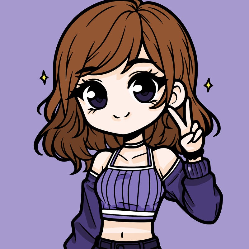 cute girl with crop top