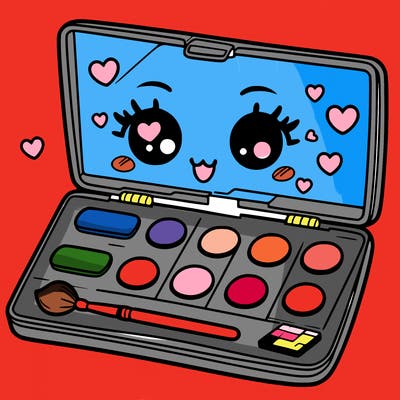 makeup pallet