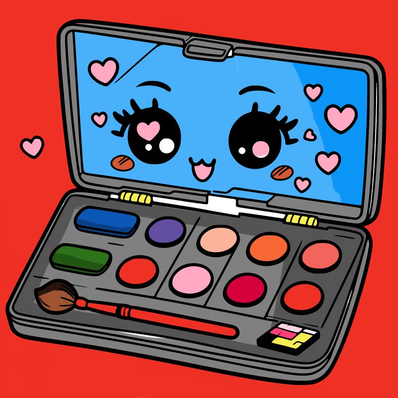 makeup pallet