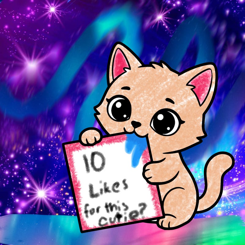 a small cat with a blank sheet of paper in its hand. the cat is sooooooo cute!