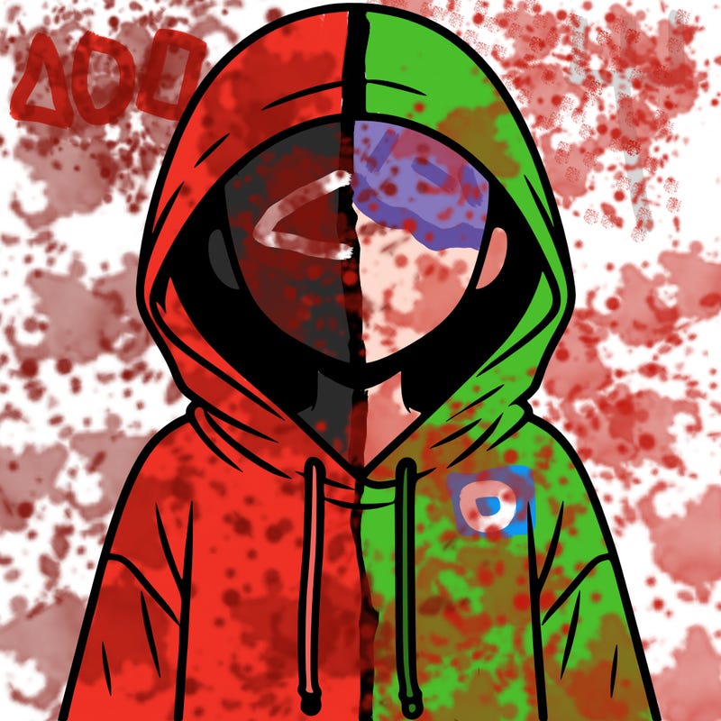 faceless girl in hoodie