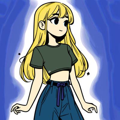 girl in a cute crop top