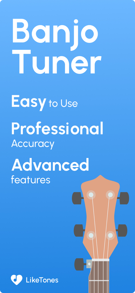 Banjo Tuner - LikeTones - Banjo Tuner LikeTones app for professional accuracy and advanced features