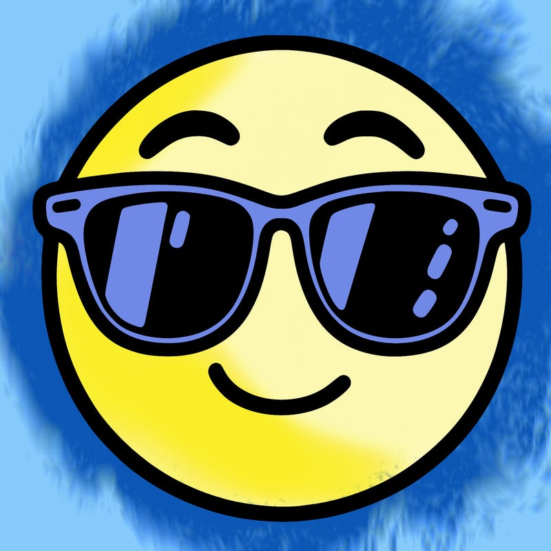 emoji with sunglasses
