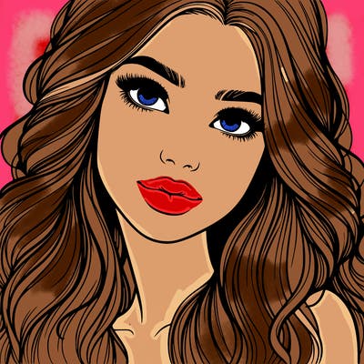 beautiful realistic girl