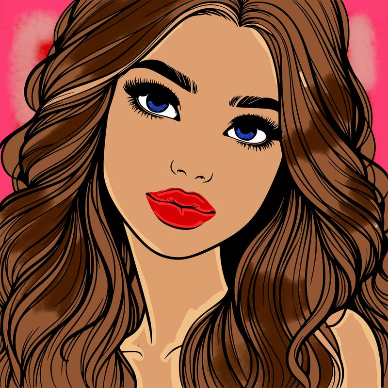 beautiful realistic girl