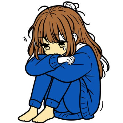 depressed girl