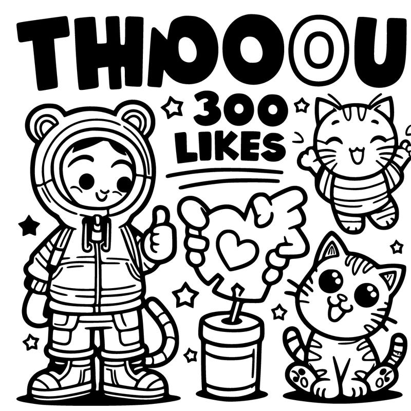 thank you for 300 likes