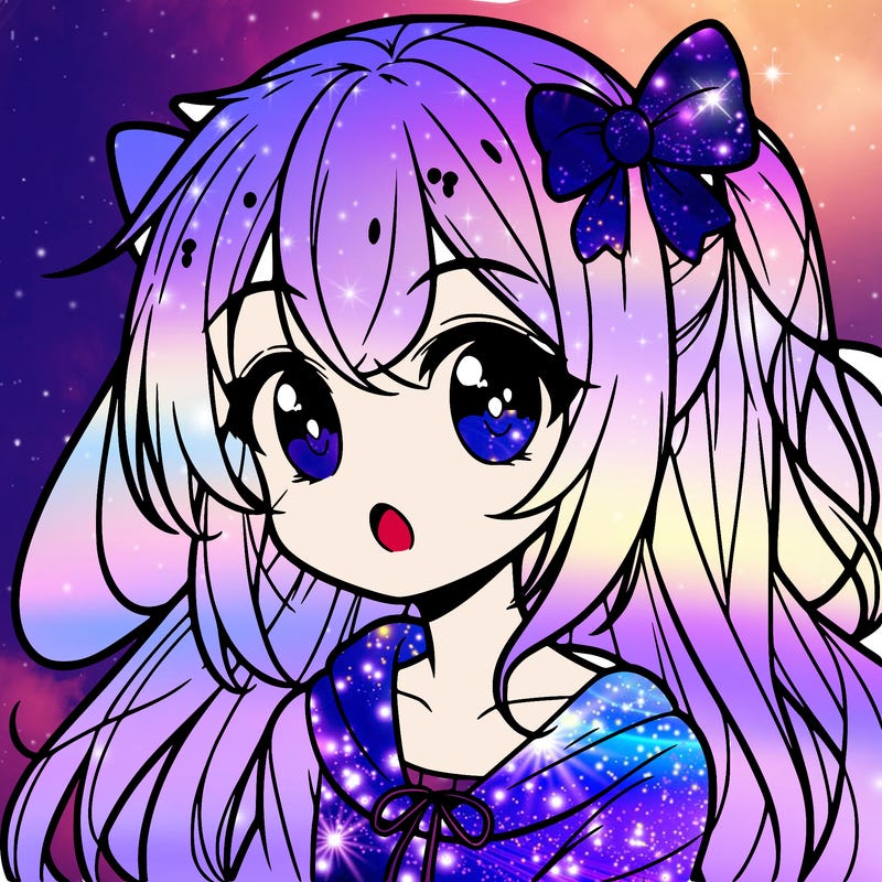 ℂ𝕦𝕥𝕖 𝕒𝕟𝕚𝕞𝕖 𝕘𝕚𝕣𝕝 𝕨𝕚𝕥𝕙 𝕝𝕠𝕟𝕘 𝕙𝕒𝕚𝕣