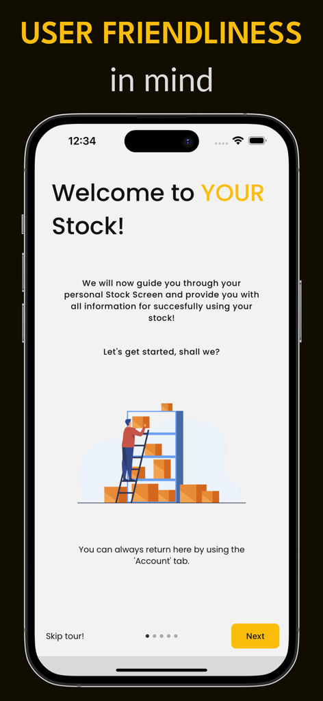 Smantry: Smart pantry - Smantry app welcome screen for smart pantry management onboarding