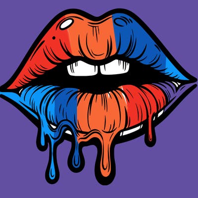 lips that look realistic and drip