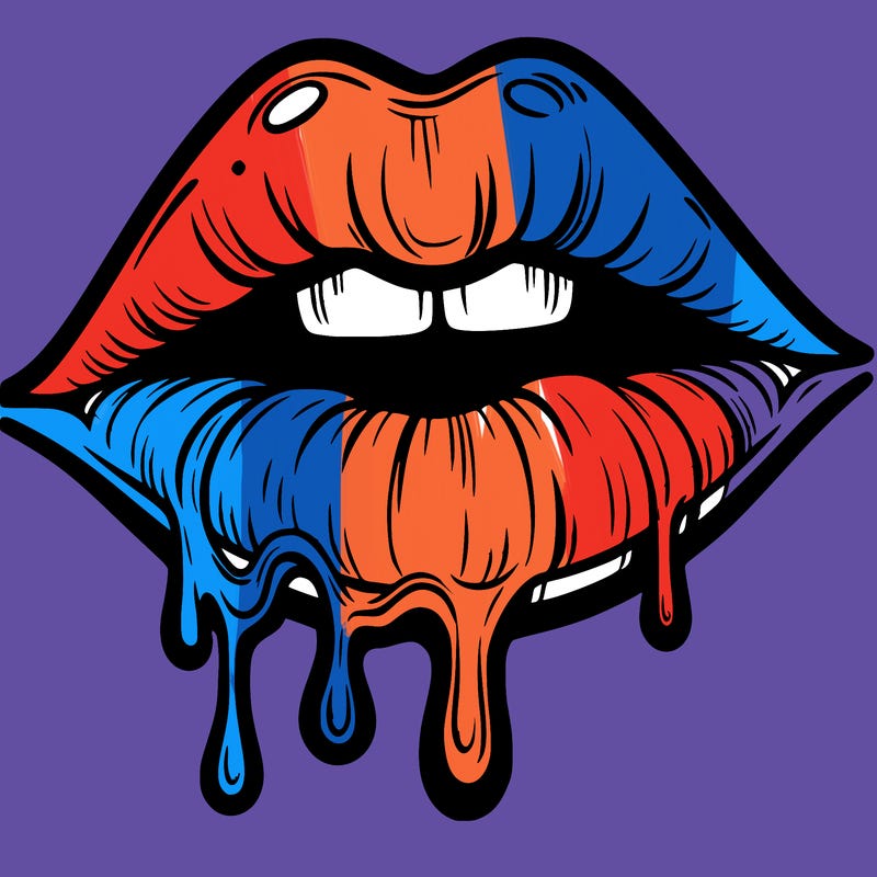 lips that look realistic and drip