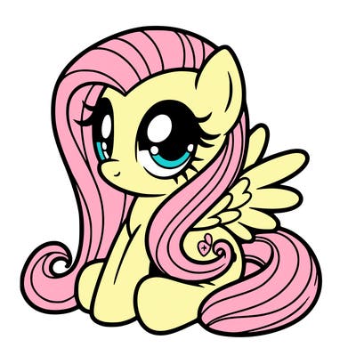 fluttershy muy little pony