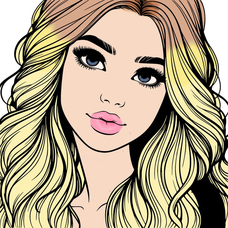 beautiful realistic girl