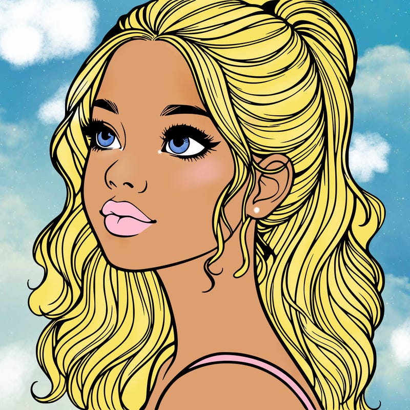 beautiful realistic girl