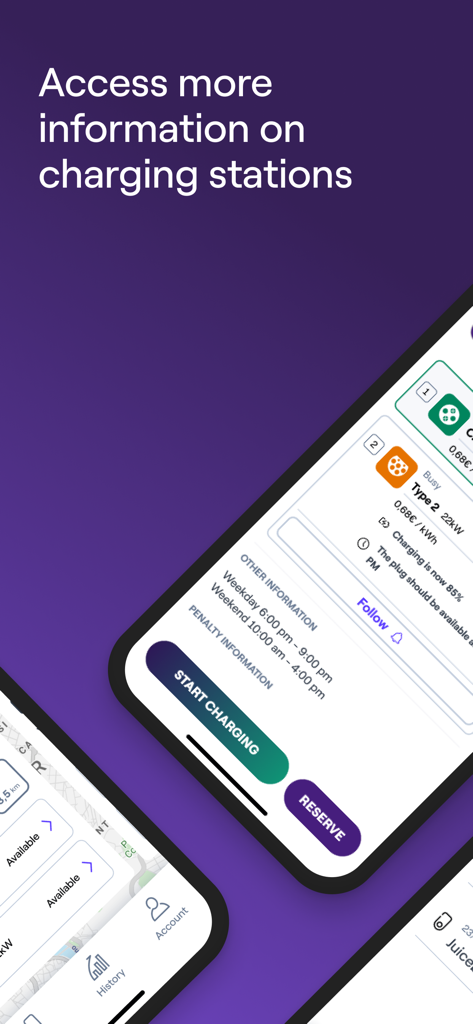 Schermata dell'app Enel X Way che visualizza informazioni dettagliate per una stazione di ricarica per veicoli elettrici, inclusi potenza erogata, prezzo per kWh e pulsanti di prenotazione.