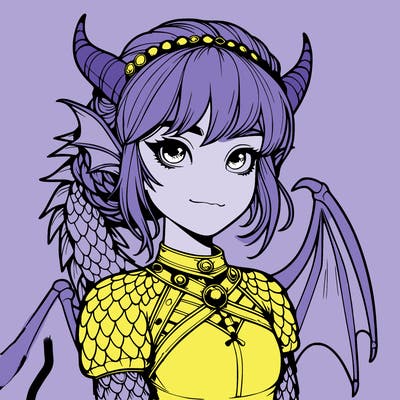 realistic dragon girl