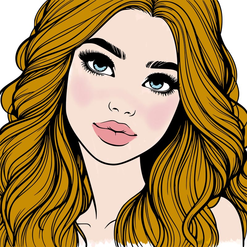 beautiful realistic girl