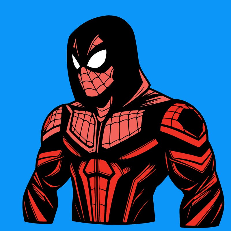 cool realistic deadpool warrior