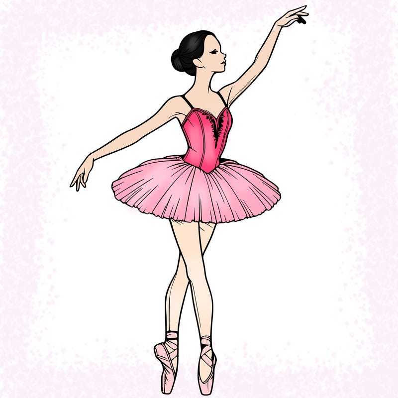 realistic ballerina