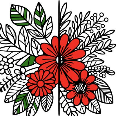 flowers split