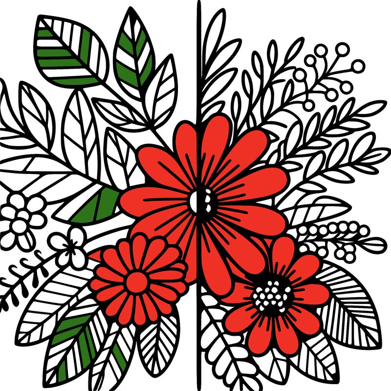 flowers split