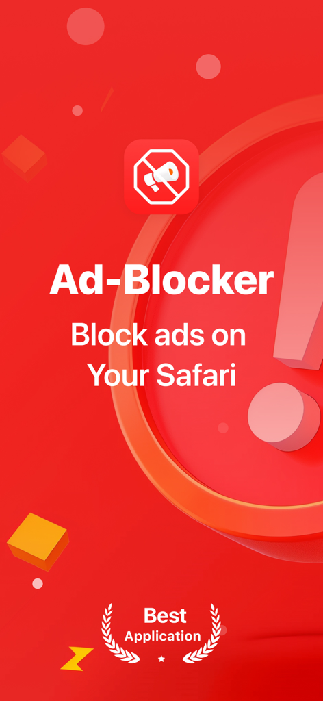 Ads Blocker - Fast & Complete - Safari에서 광고를 차단하는 광고 차단기 앱 프로모션 화면 기능