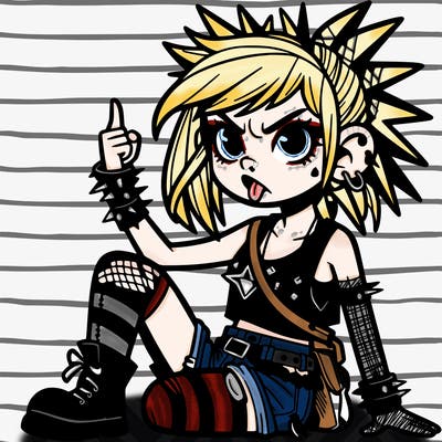 punk rock girl