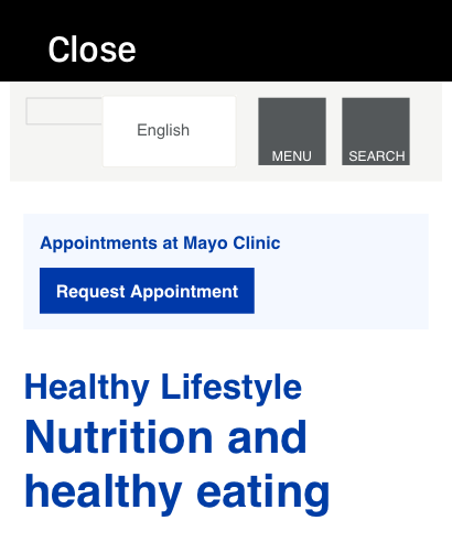 Search With Google - Resultados de búsqueda de nutrición y alimentación saludable en un Apple Watch
