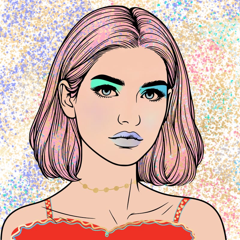 realistic portrait of woman