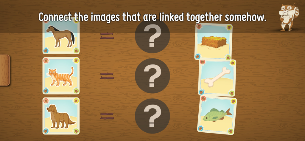 Lucky's Tree of Puzzles - An educational animal matching puzzle game for kids in Luckys Tree of Puzzles