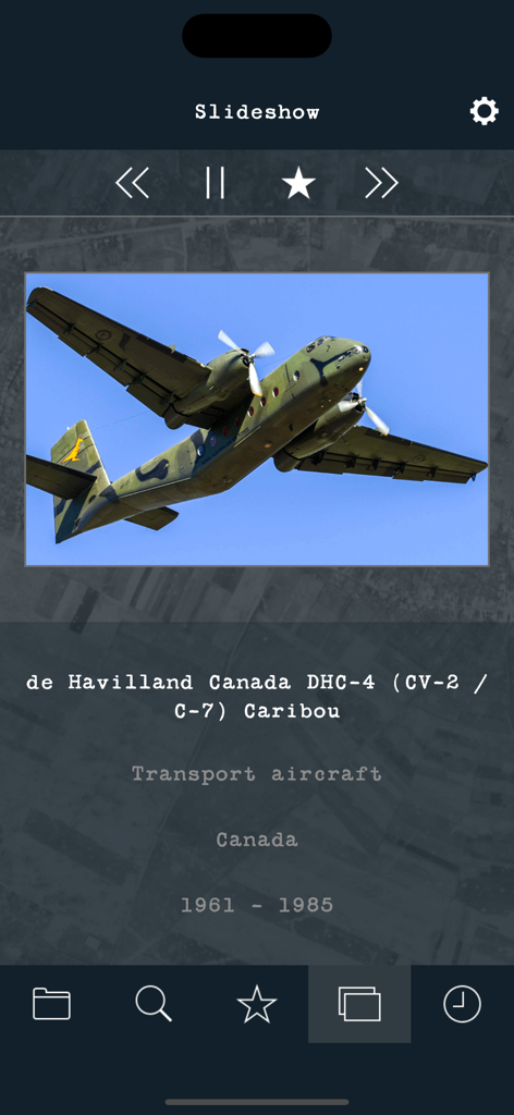 Cold War Military Aircraft - De Havilland Canada DHC-4 Caribou military transport aircraft in flight