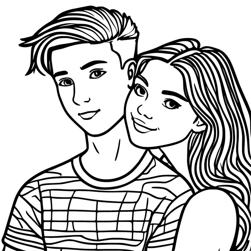 teenage girl and boy