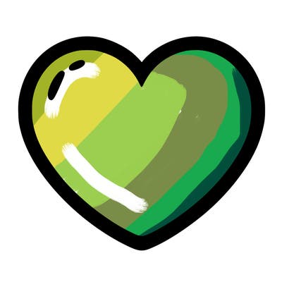 a blank heart