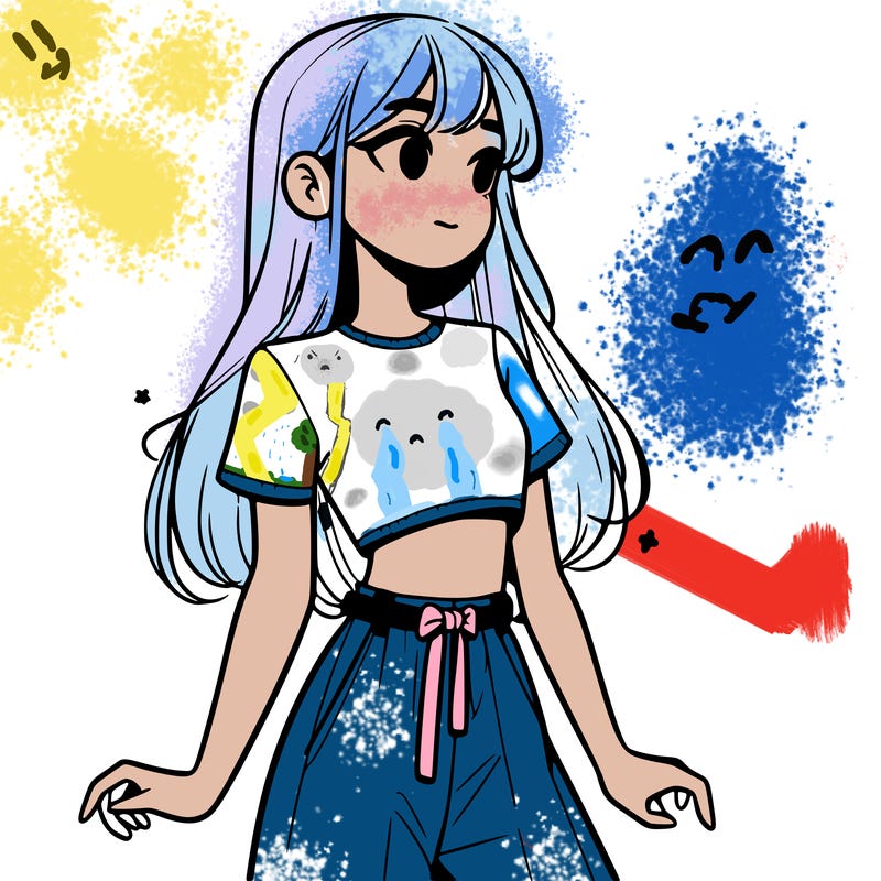 girl in a cute crop top