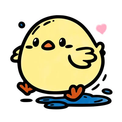 cute chick blob