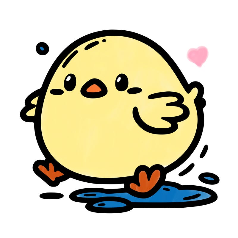 cute chick blob