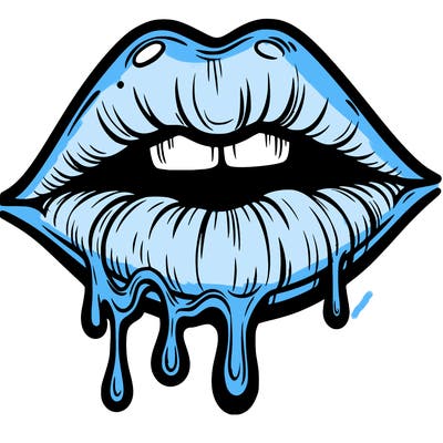 lips that look realistic and drip