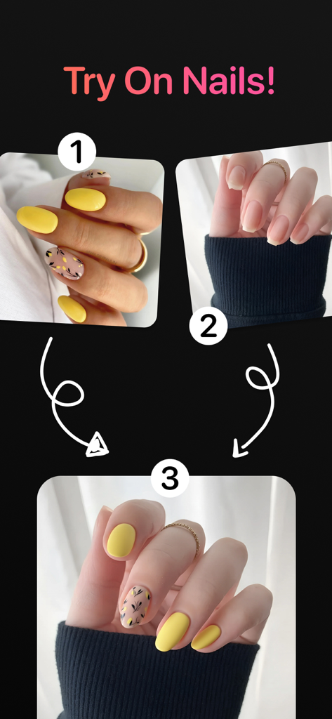 Step by step guide to virtually trying on nail designs with Nail Diva app