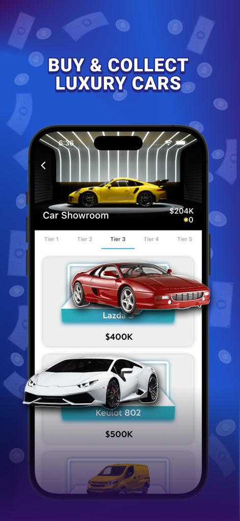 Business Tycoon: Idle Clicker - Luxury car showroom in Business Tycoon idle game