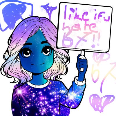 realistic girl holding up a sign