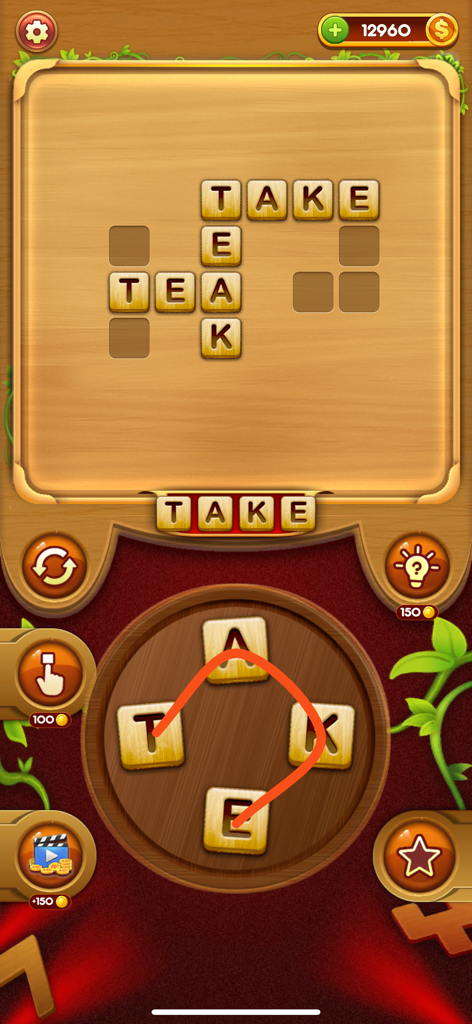 Word Connect: Word Link Quest - 木製ブロックとレターリンキングゲームプレイを備えたモバイルワードパズルゲーム