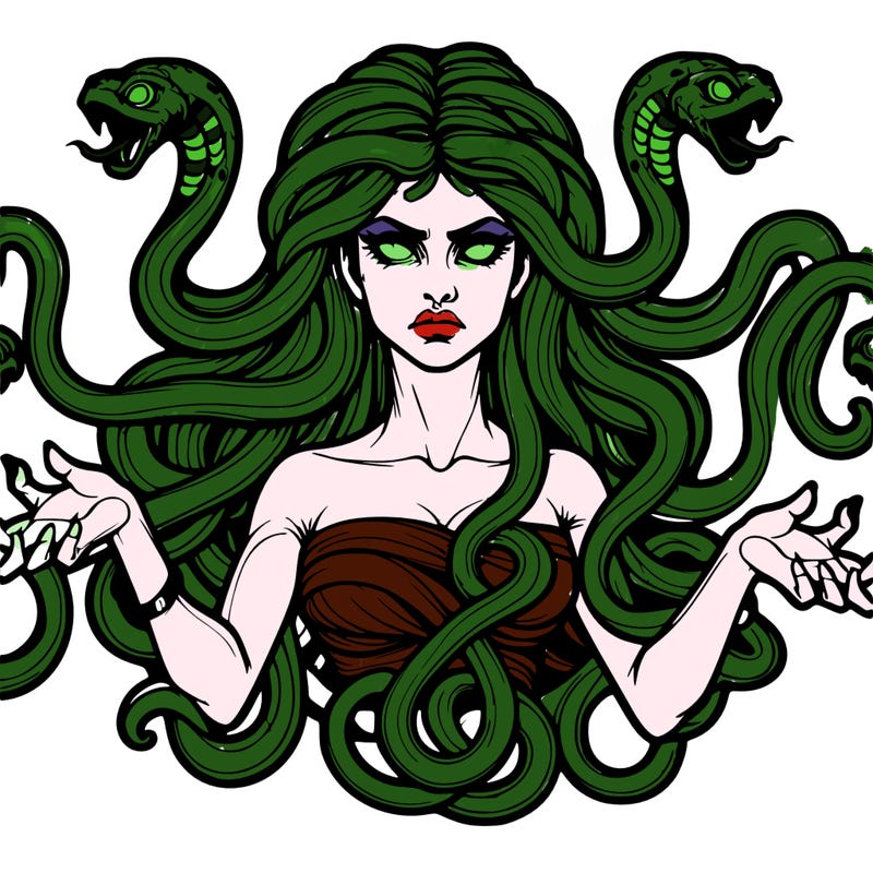 medusa realism scary