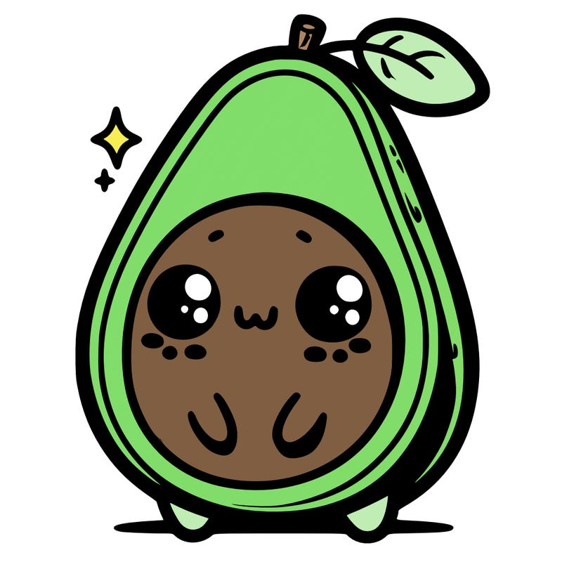 cute avocado